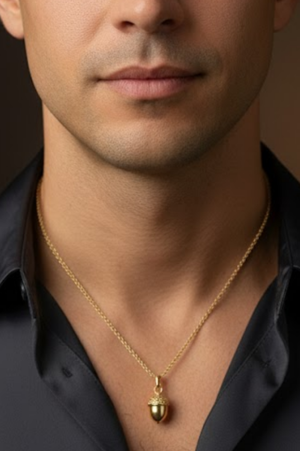 Acorn Necklace – Bronze & Silver-Plated Finish | Limited Edition