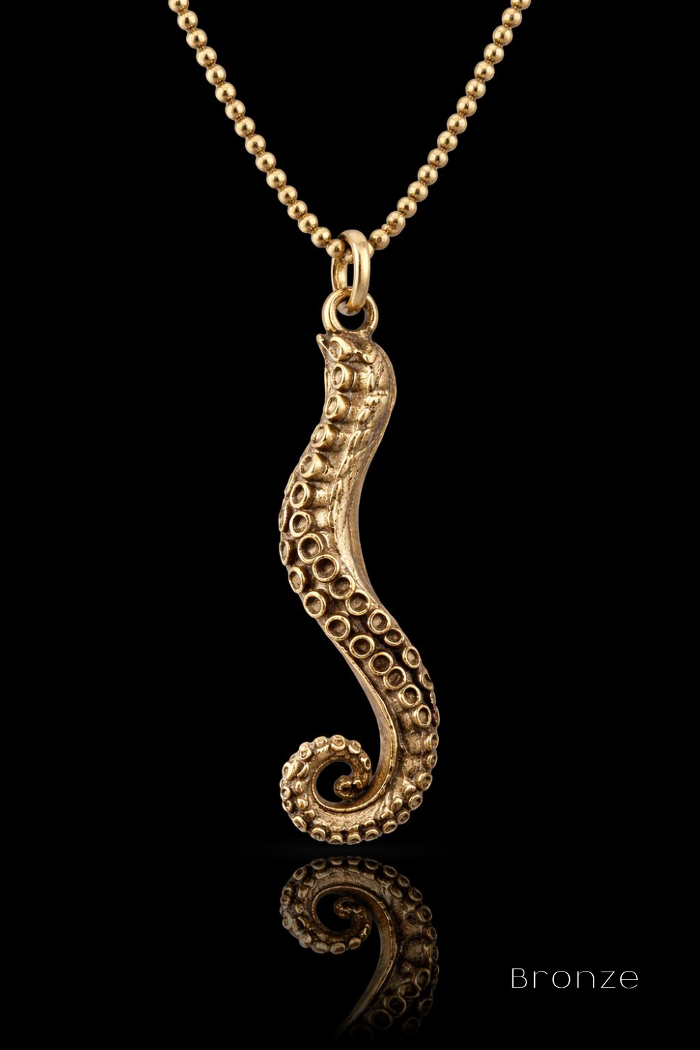 Tentacle Necklace – Bronze & Silver-Plated Finish | Limited Edition